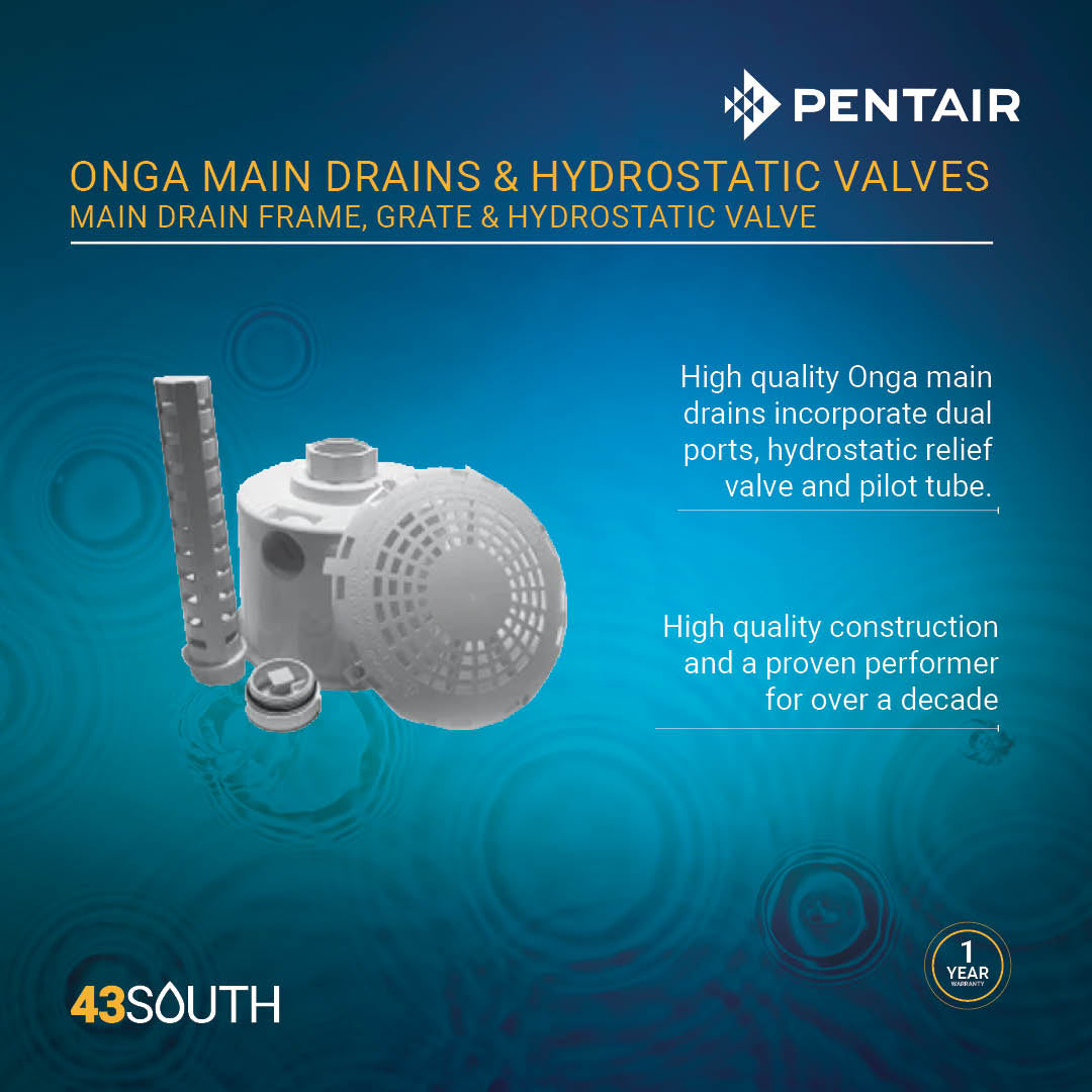 Onga Main Drain &amp; Hydrostatic Valves